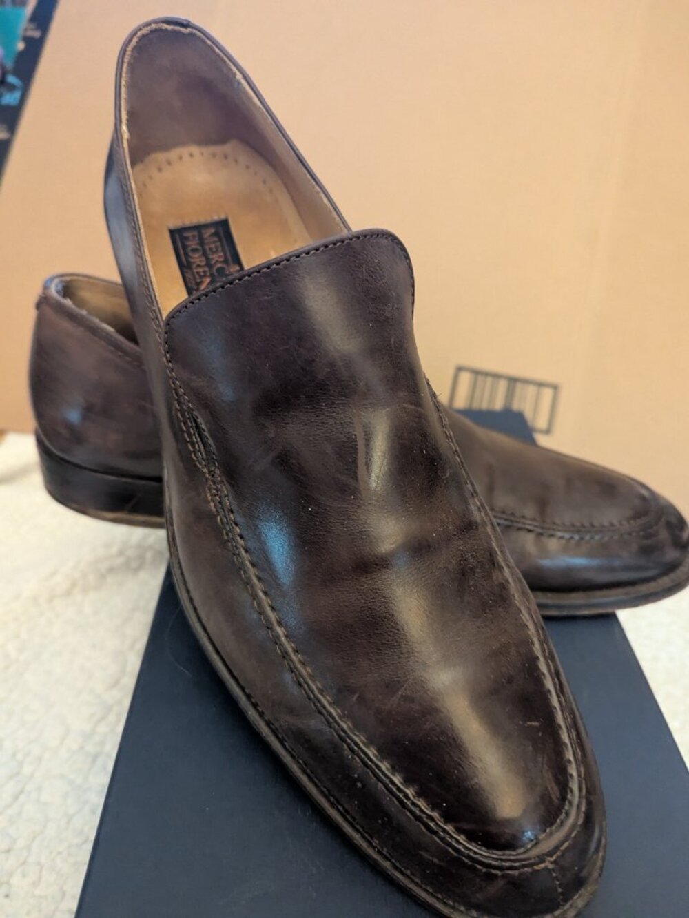 Loafers Mens Cucio Made in Italy Size 10